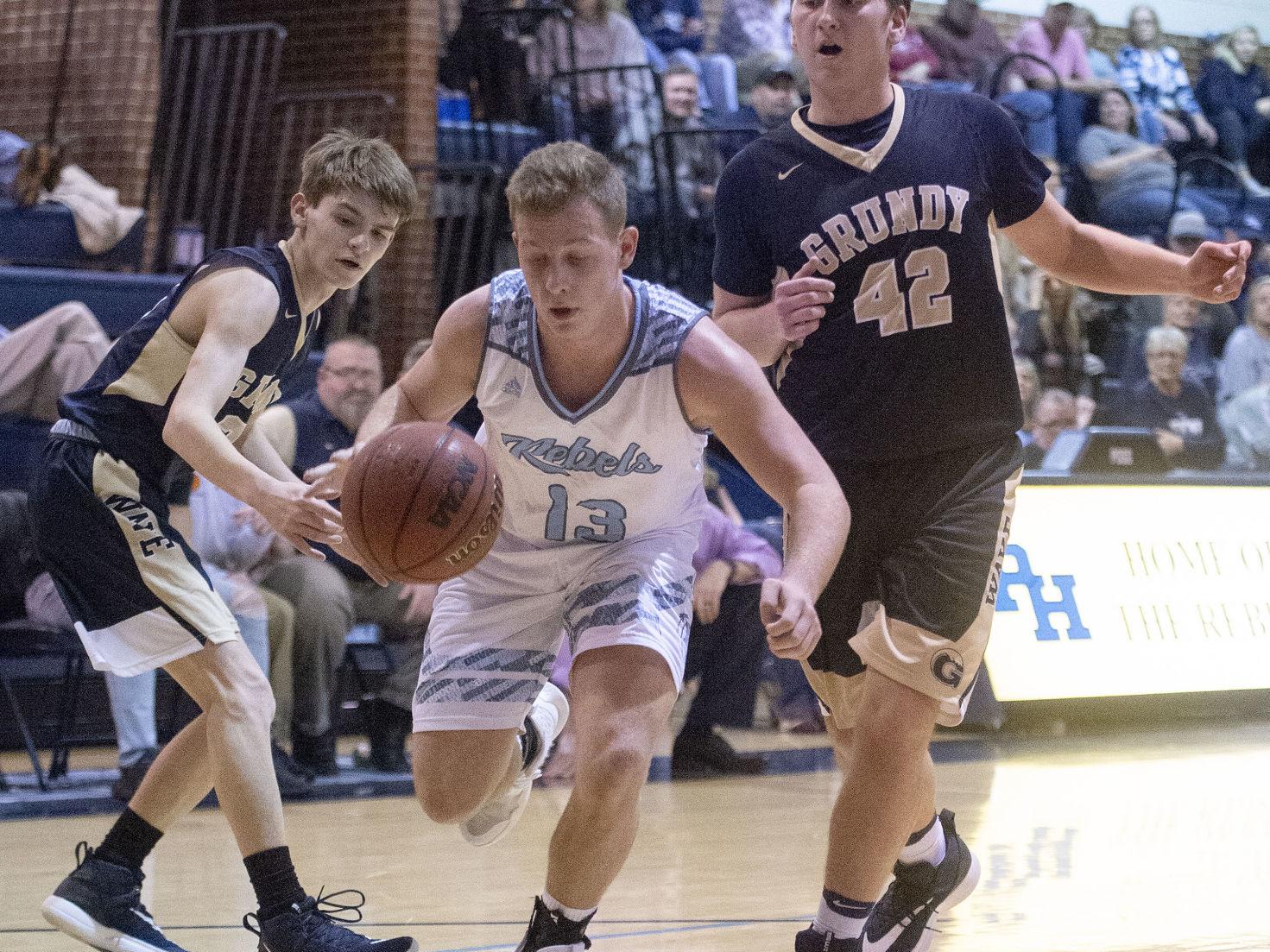Prep Basketball Grundy Boys Take Win Over Patrick Henry 65 48