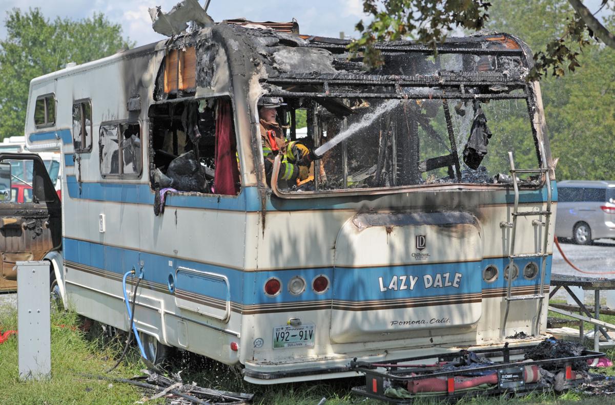 Camper Fire Destroys Home Of Man Wife In Bluff City Bristol News Latest Headlines Heraldcourier Com
