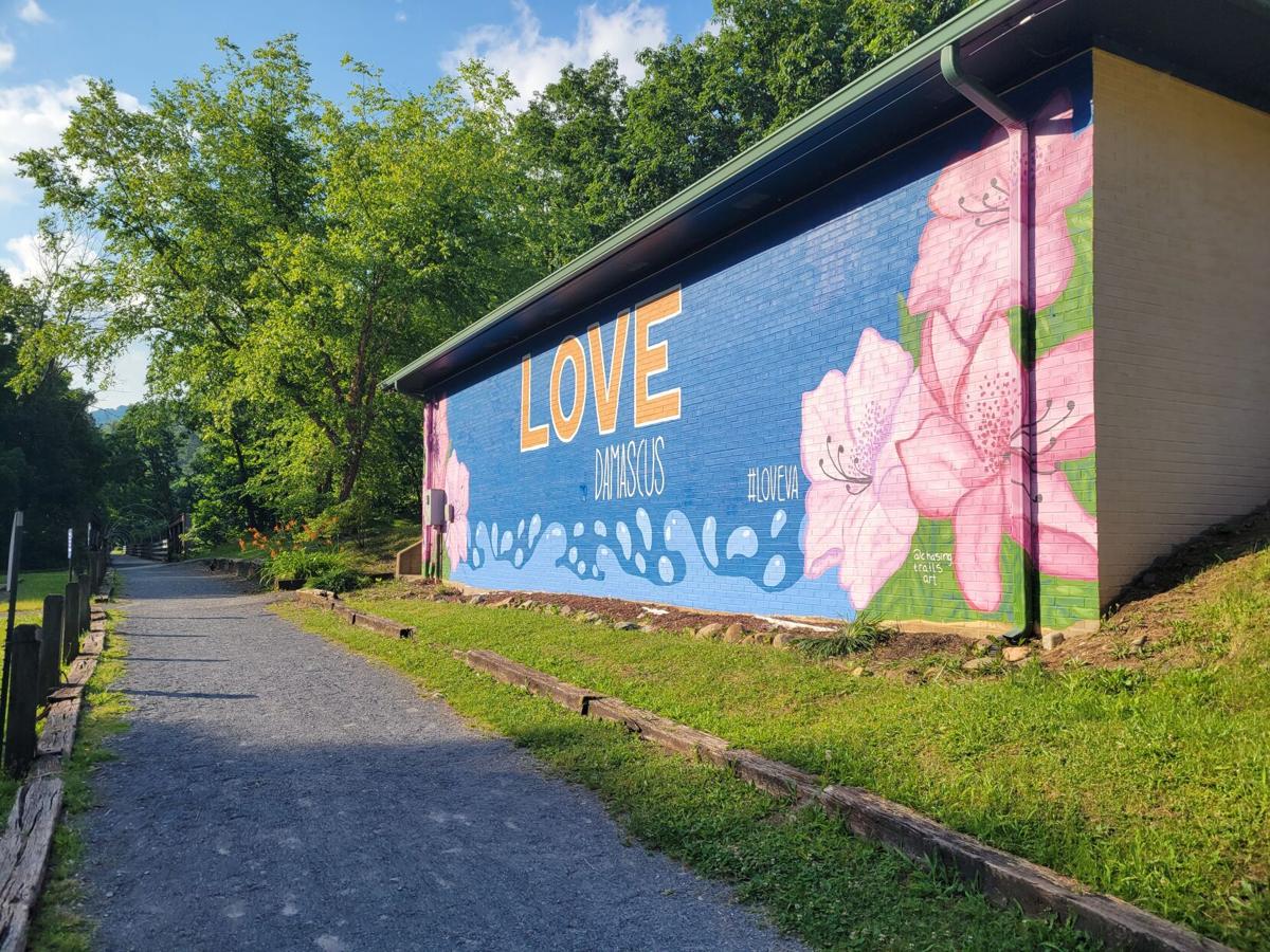 Trail town now boasts pathway lined with artwork