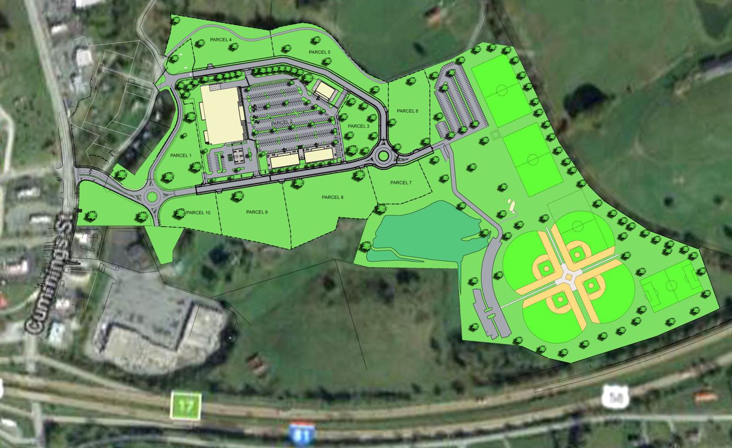 Officials discuss progress that’s being made on The Meadows project in Abingdon