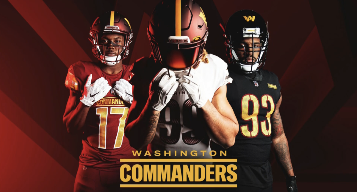 It s Commanders Washington football team unveils new name and look