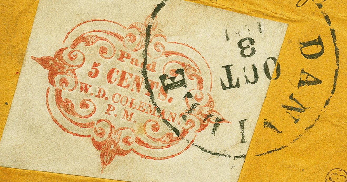 1861 stamp from Danville to be auctioned in New York - Vimarsana News
