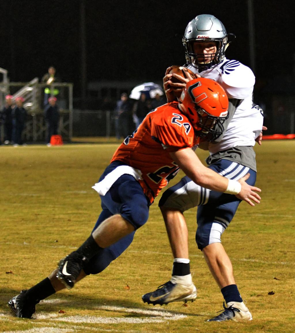 Vhsl Region 2d Football Semis Union S Guerrant Ready To Take On