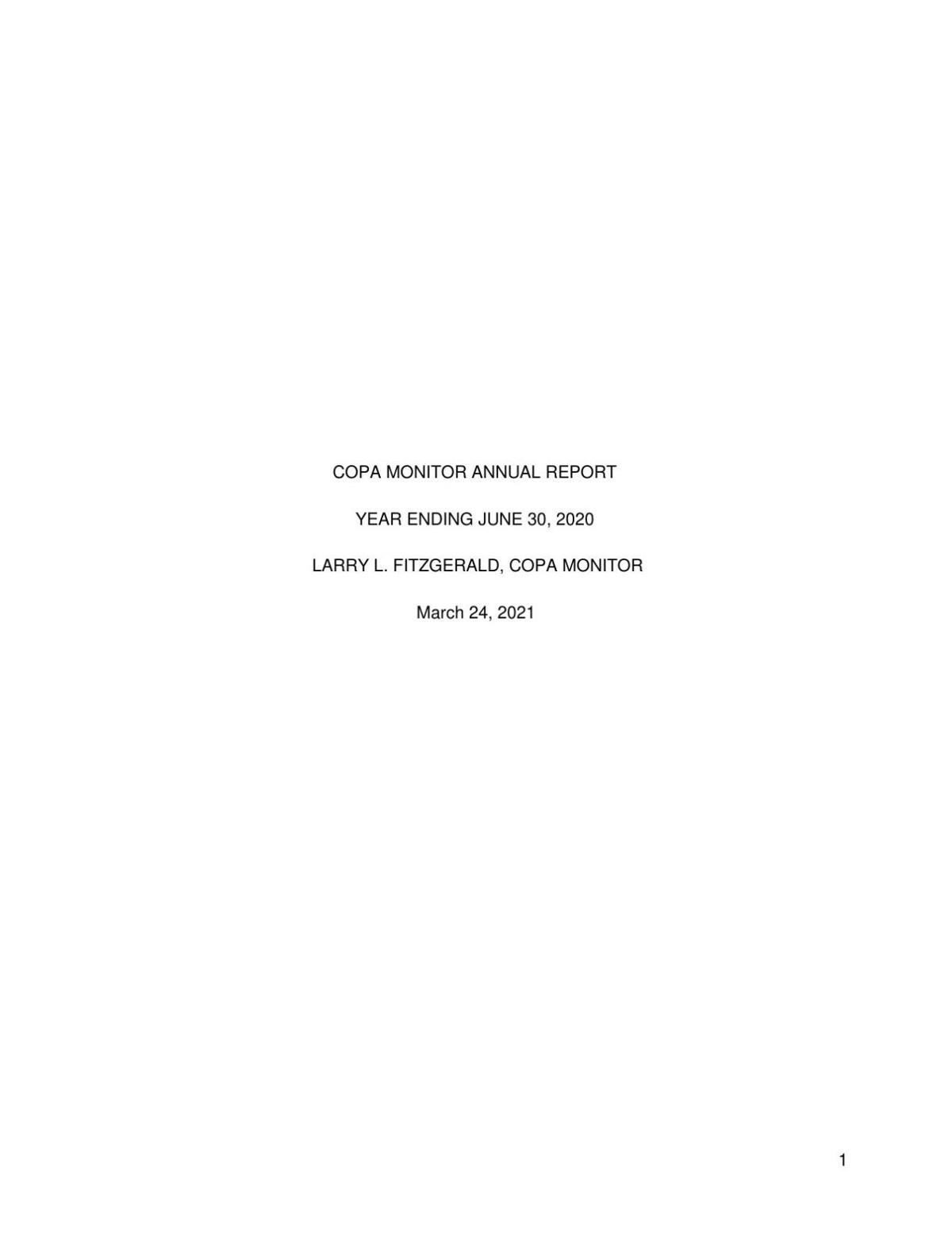 Tennessee COPA monitor’s report gives Ballad high marks