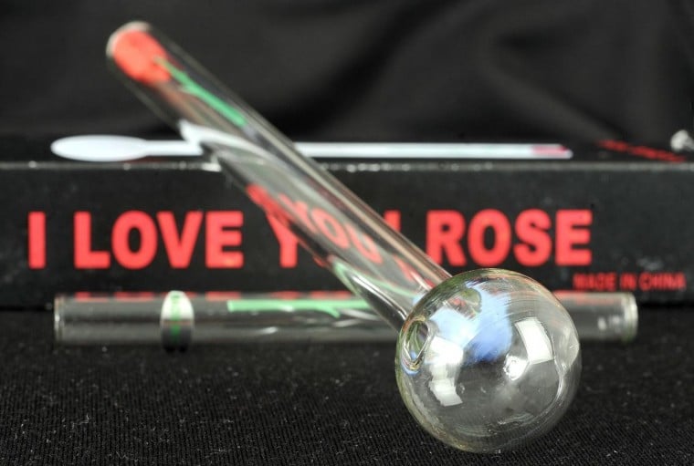 Nothing says I love you like a crack pipe