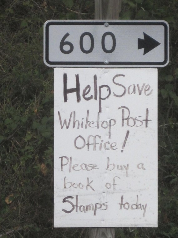 Residents fight to keep post office open in Whitetop Va