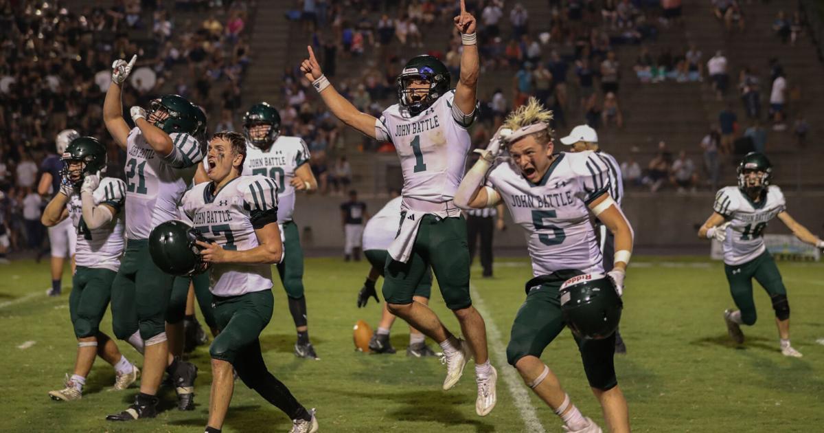 PREP FOOTBALL John Battle stuns Abingdon as Emerson finds his position