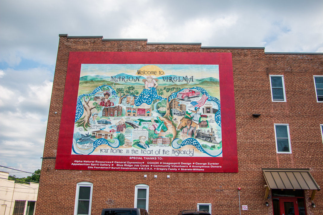 Marion, Virginia, joins regional mural trail to add tourism boost