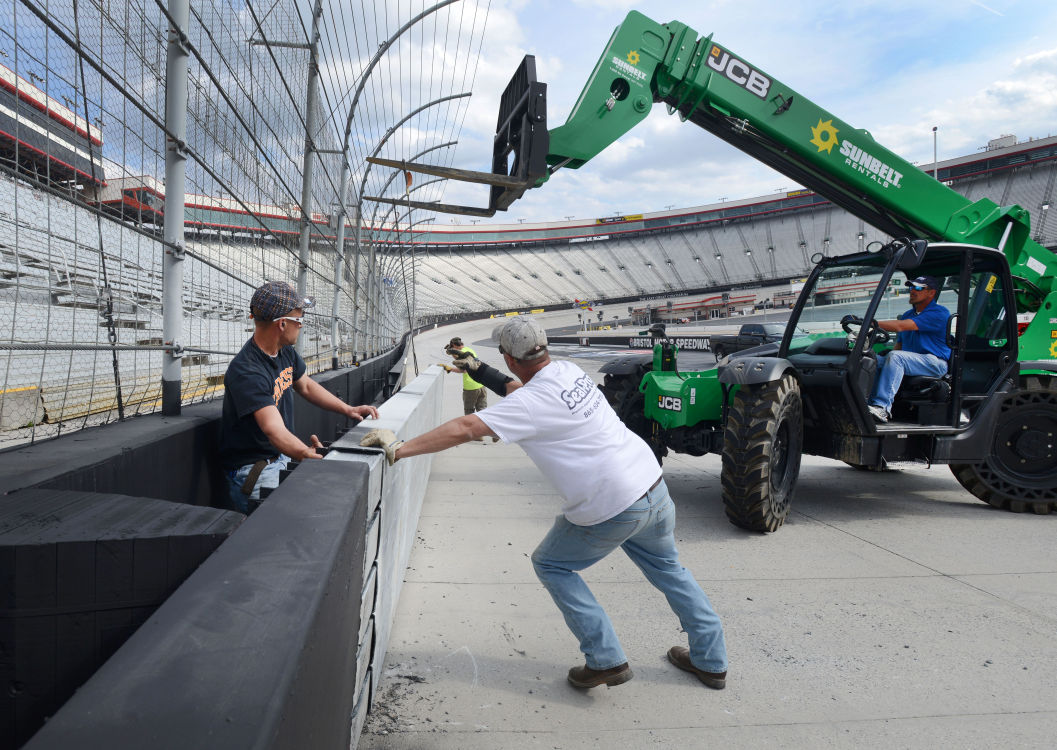 BMS installs 600 additional feet of SAFER barrier
