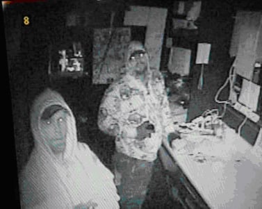 Two Men Caught on Camera Burglarizing JC Business