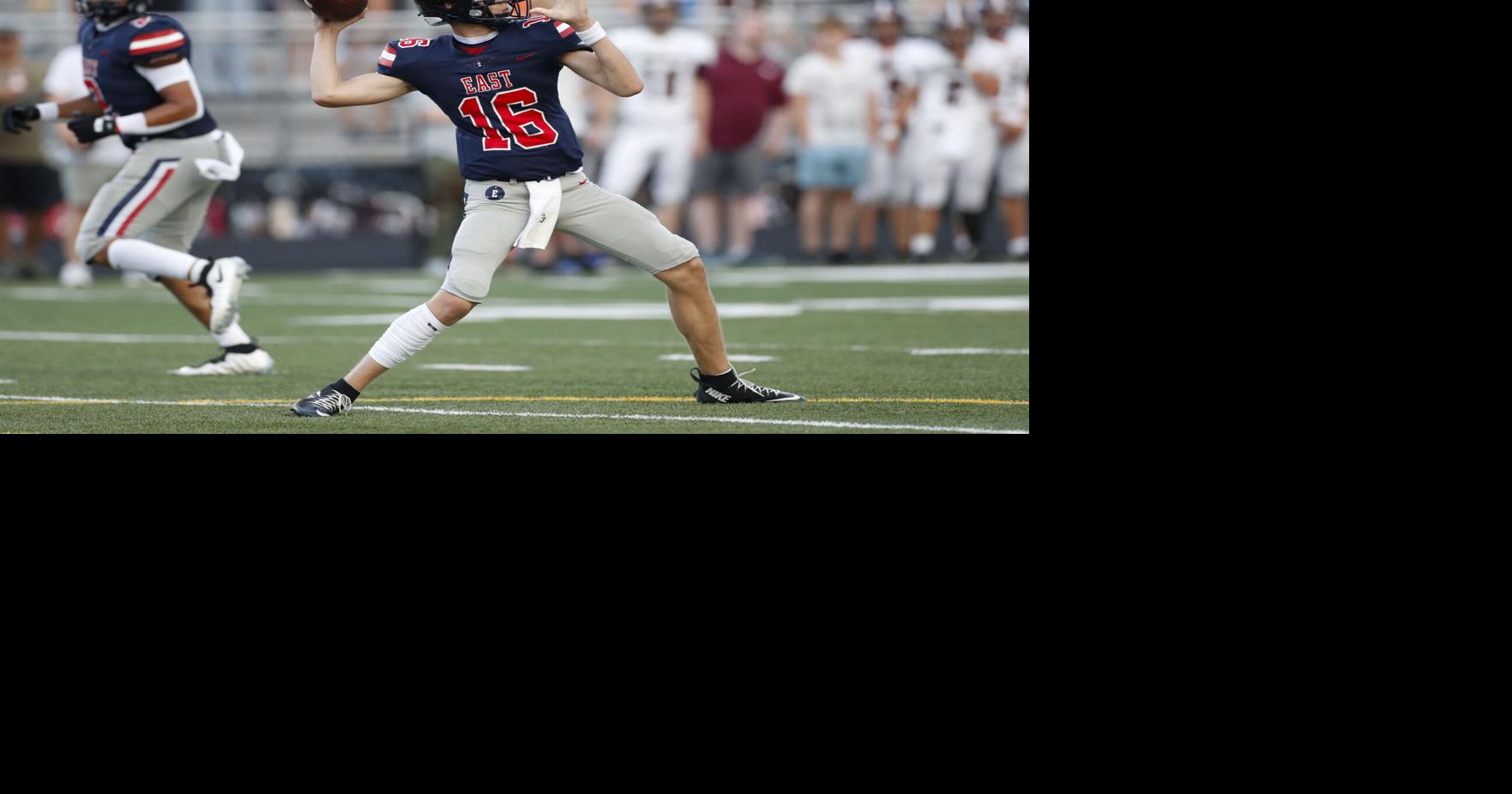 HIGH SCHOOL FOOTBALL: Grady Burke sparkles in varsity debut as East ends streak