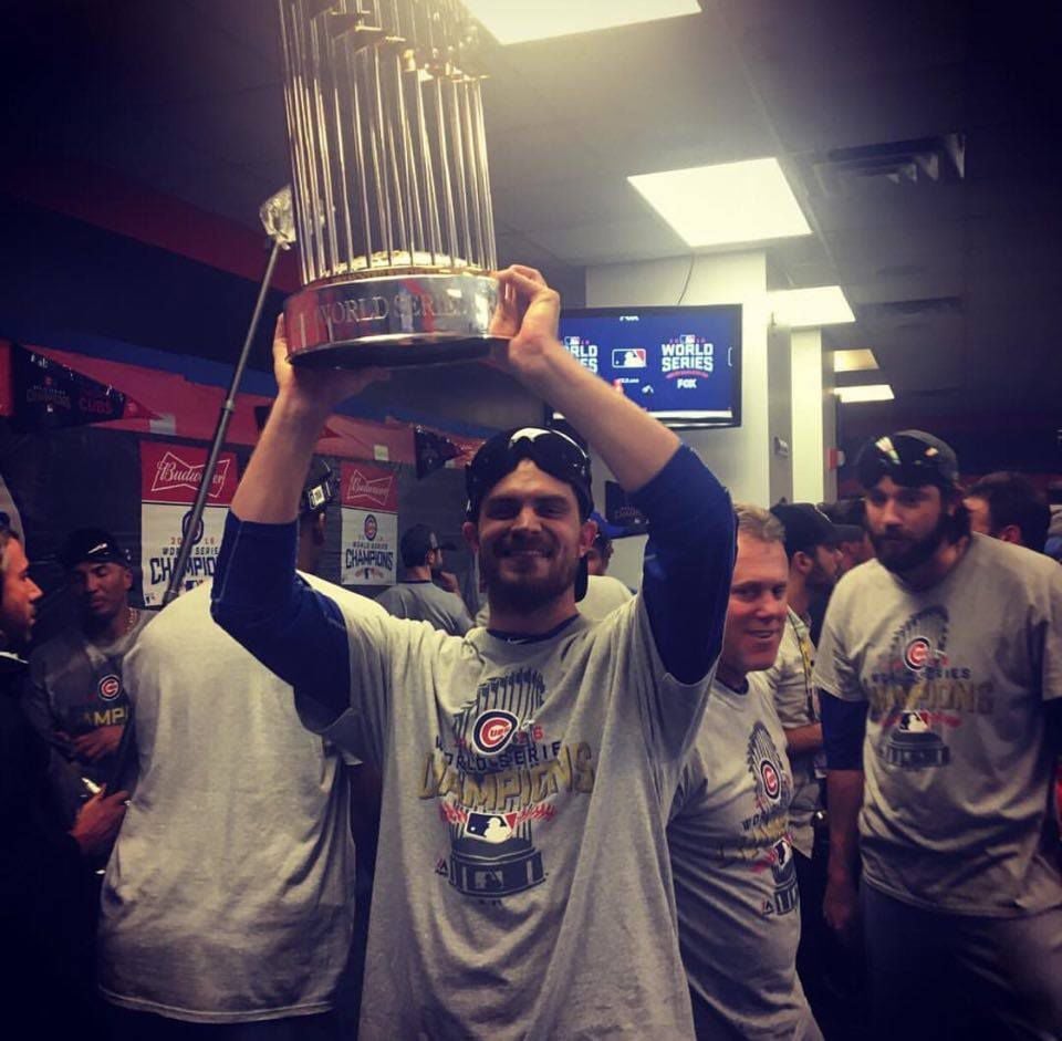 cubs world series locker room shirt