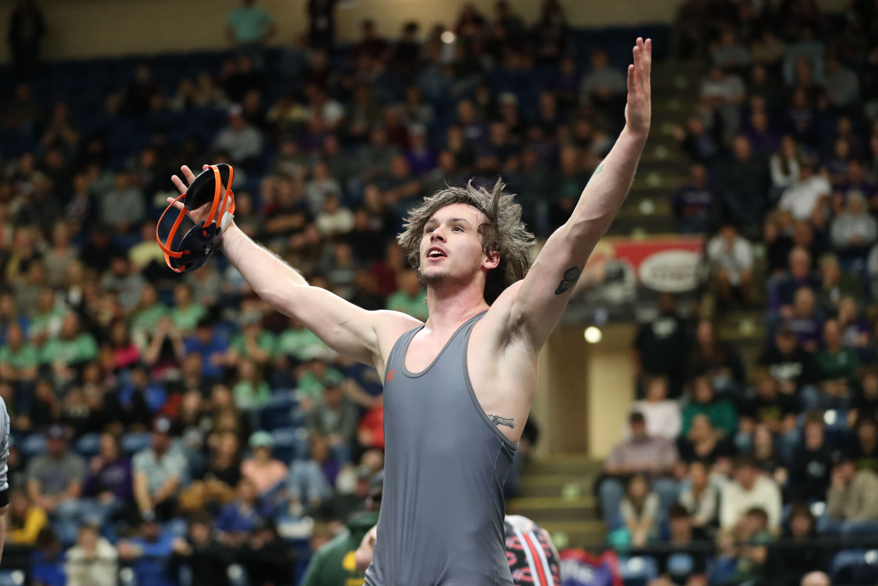 Thomas Potter Secures Fourth State Title at VHSL Class 2 Wrestling Tournament