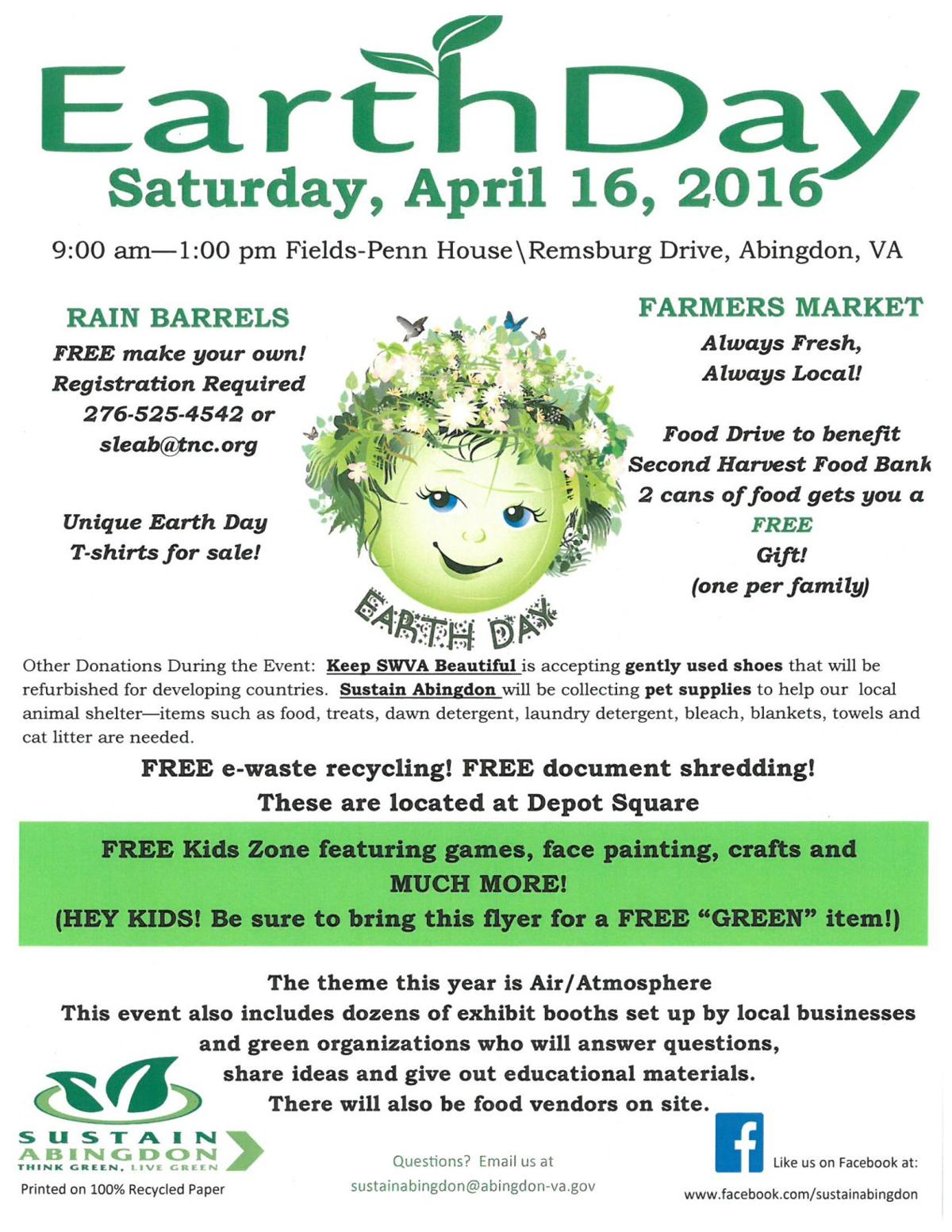 earth day flyer