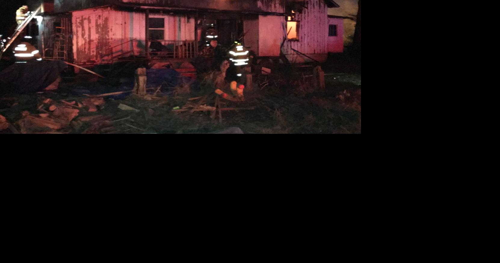 Fire destroys home in Honaker, Virginia