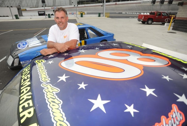 NASCAR driver shows Mike Trout how much athleticism is required in