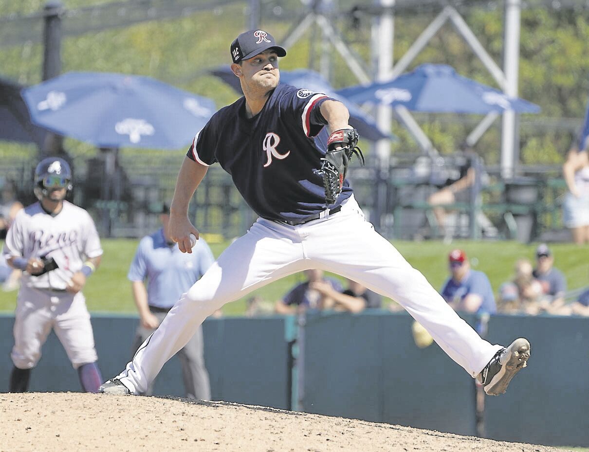 LOCALS IN THE PROS Justin Grimm having a good summer at Triple-A