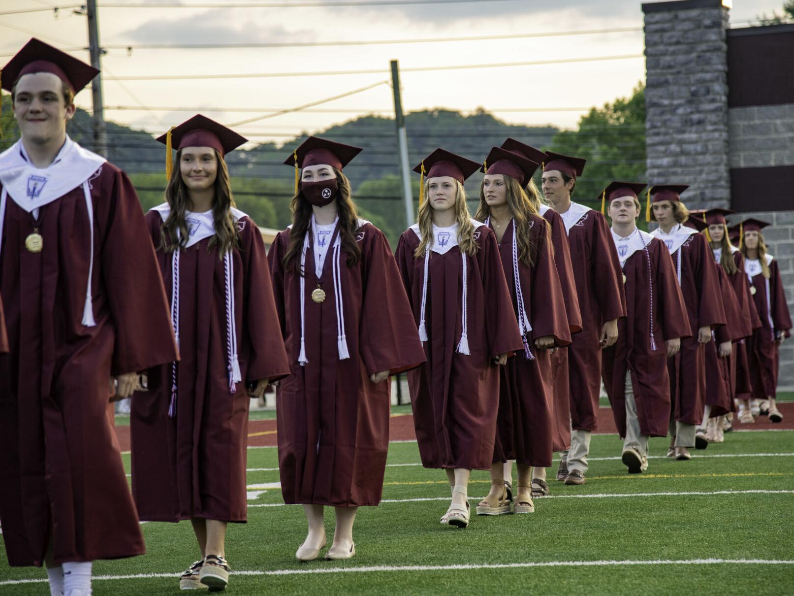 Photos A Look At Tennessee High School S Graduation Ceremony Latest Headlines Heraldcourier Com Bristol Tn. High Graduation 2022