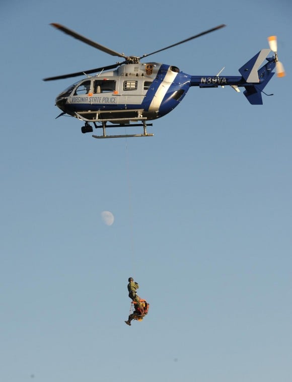 Virginia State Police train with new helicopter at South Holston Lake ...