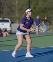 Lyon County splits tennis matches against Webster County