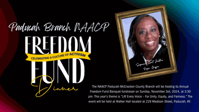 NAACP Paducah/McCracken County branch to host Freedom Fund Banquet Nov ...