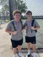 Phillips, Crawford finish runners-up in doubles play