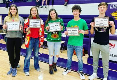 LCHS December student honors