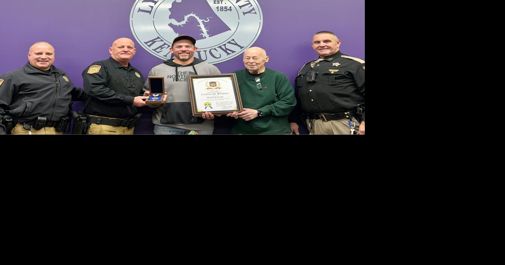 Former Lyon County deputy honored with Citation for Bravery