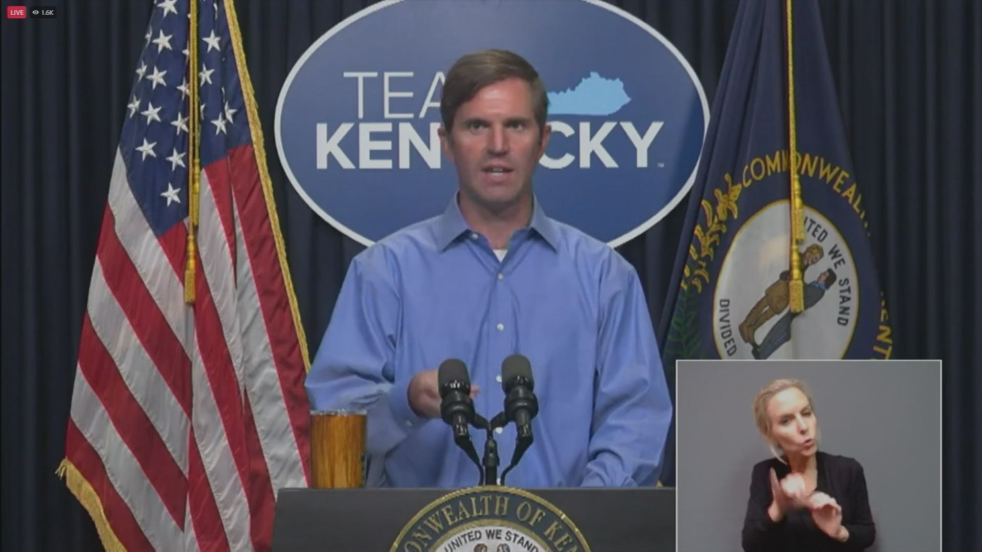 andy beshear masks