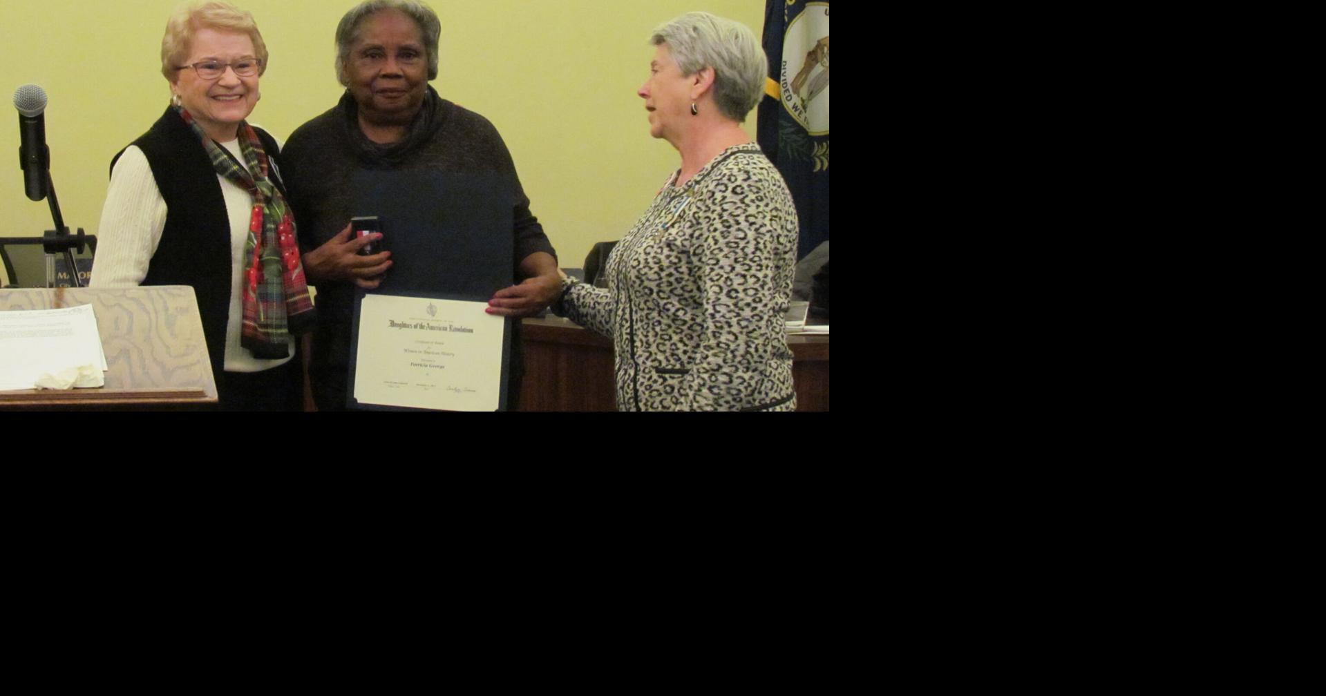 George honored with 'Women in American History' award