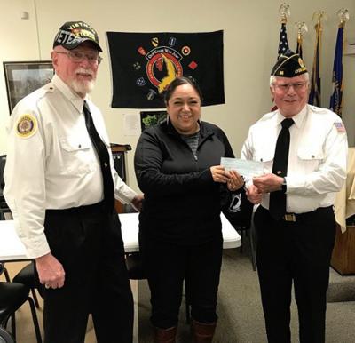 Legion donates to food bank