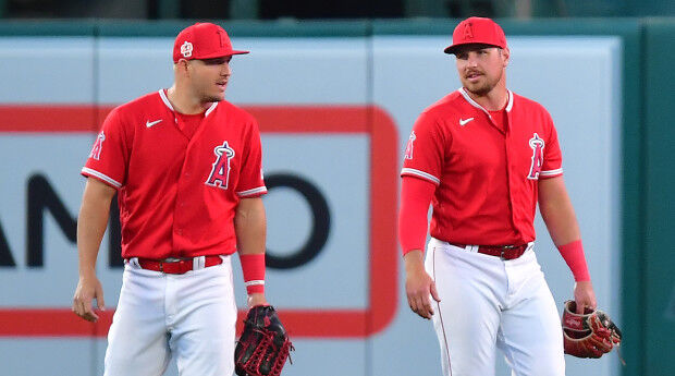 Mike Trout spends time with one of his biggest fans 