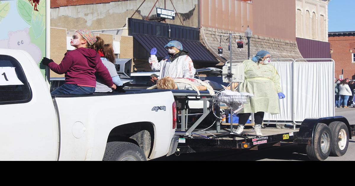 A Halloween parade in the afternoon News