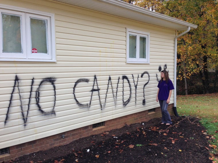 House vandalized on Halloween night News