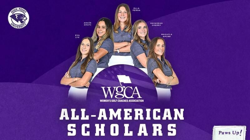 Record-Tying Five Panthers Named WGCA All-American Scholars