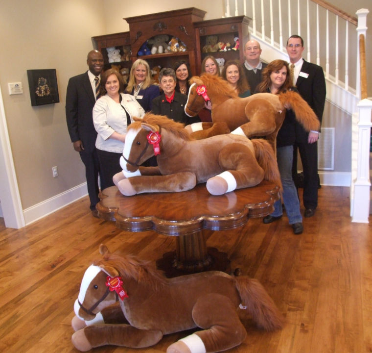 Wells Fargo donates plush horses to 