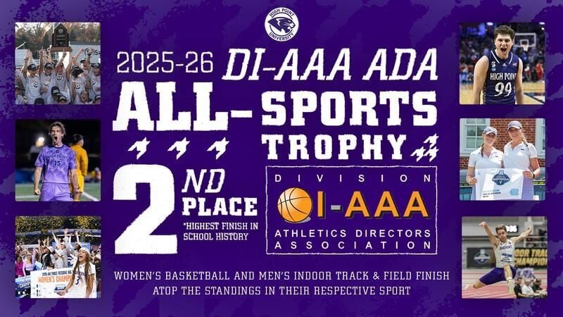 HPU Finishes Second in 2025-26 DI-AAA ADA All-Sports Trophy