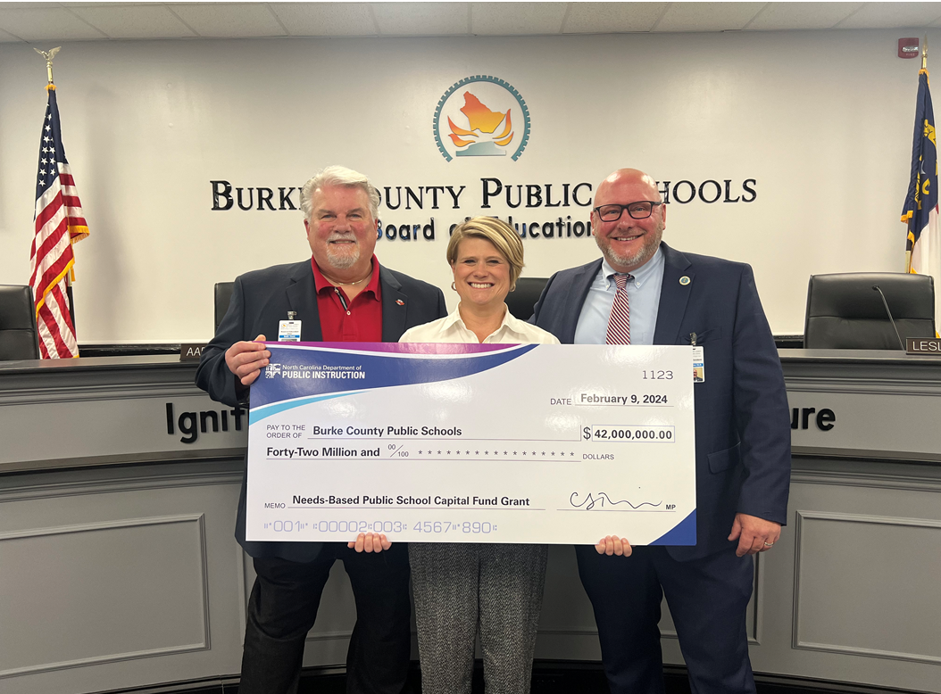 Burke County Public Schools gets $42M grant for new school