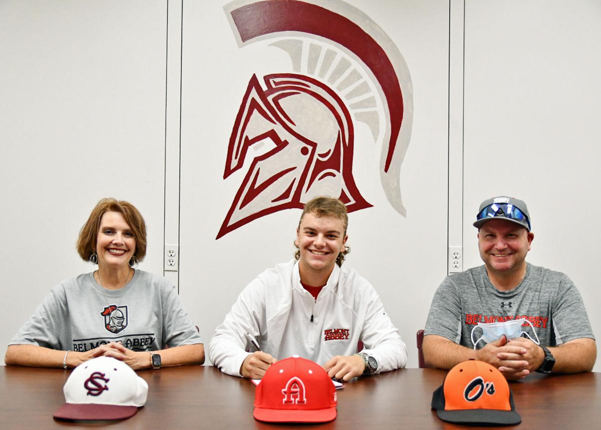 Spartans' Parrish signs with Belmont Abbey for baseball