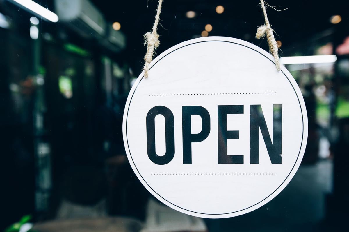 We're Open