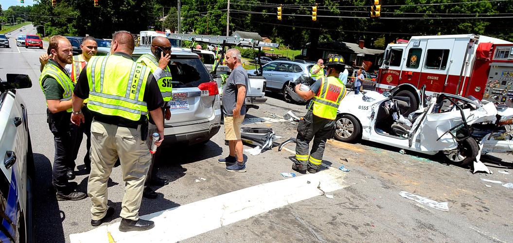 Update: 3 critically injured in Newton crash; driver's education vehicle  one of up to 6 involved