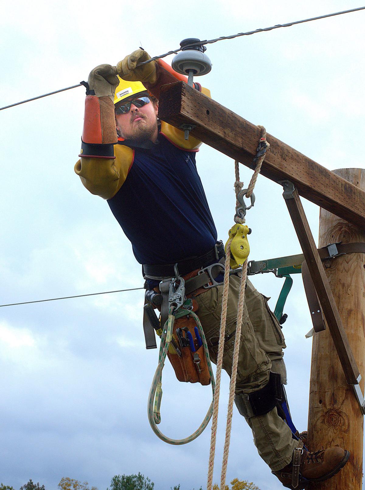 Walk the line (and get paid) Hudson program prepares high climbers of