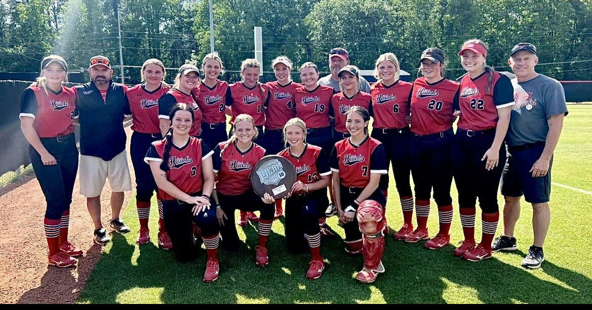 Hickory community college softball team wins trophy