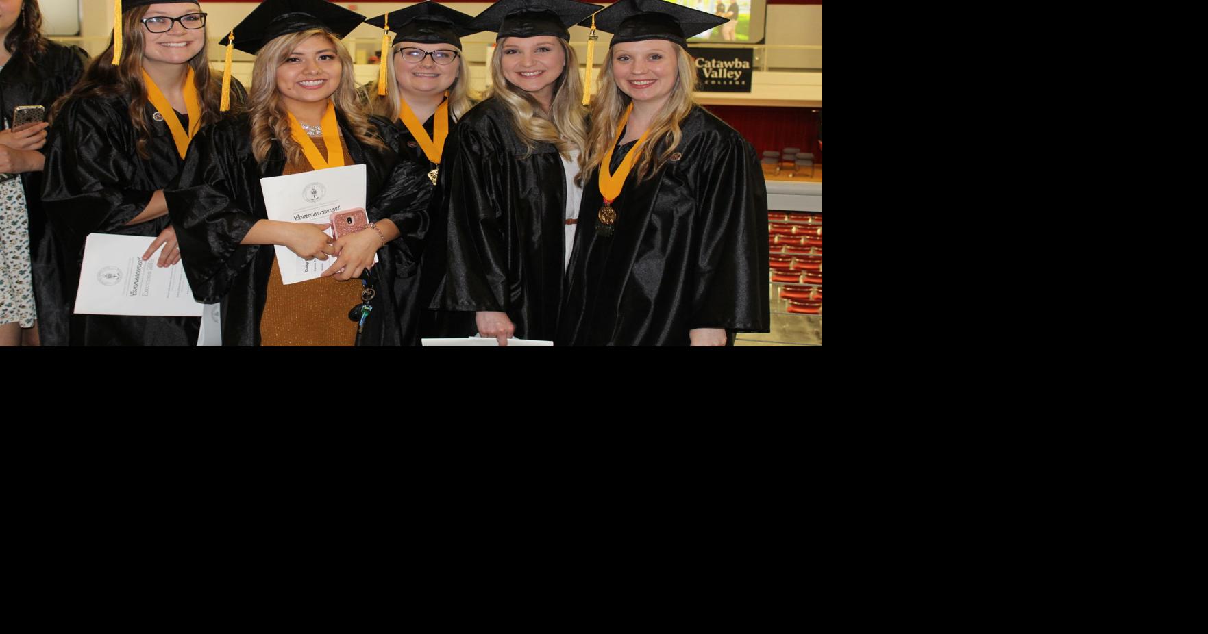 Catawba Valley Community College graduation photos School of Health