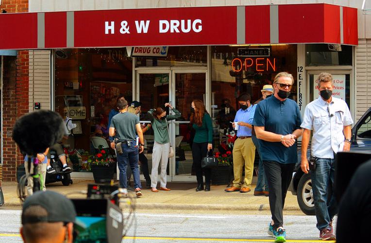 Movie production comes to Newton Crews shoot scenes at drugstore