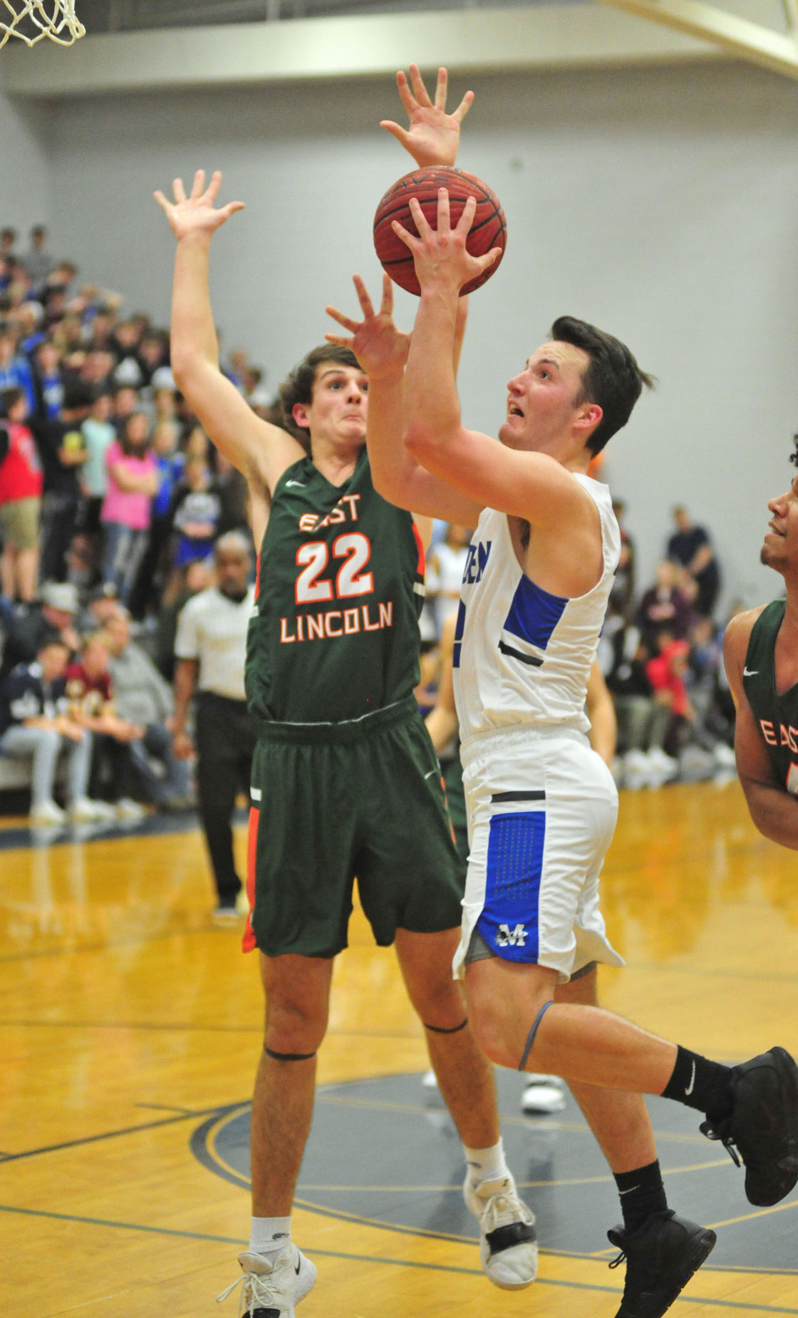 Prep Hoops Maiden Boys Hold Off East Lincoln Move Into Tie Atop