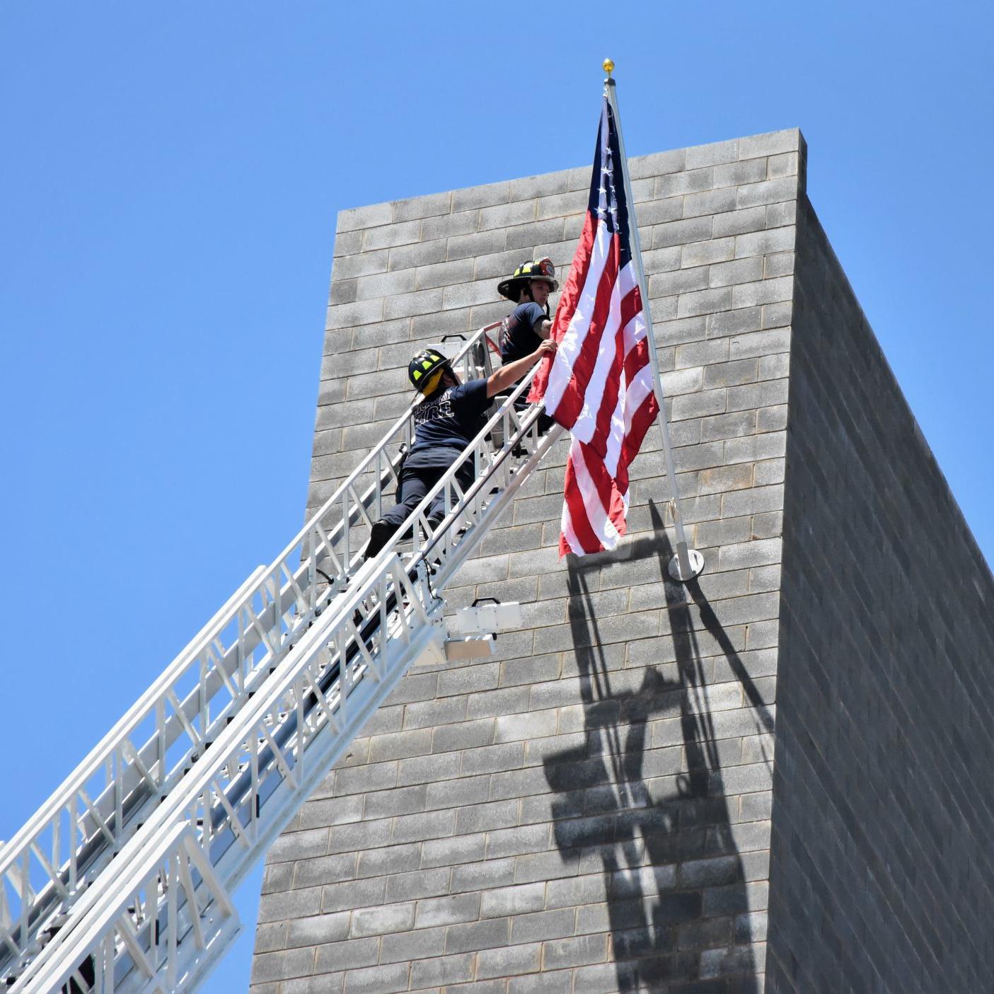 One North Center Flags Honors Deceased Service Members Covid 19