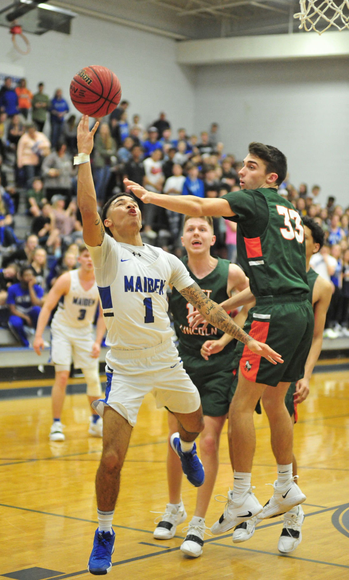 Prep Hoops Maiden Boys Hold Off East Lincoln Move Into Tie Atop