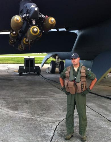 At today's Coca-Cola 600 flyover, the co-pilot of the B-52 is from Hickory