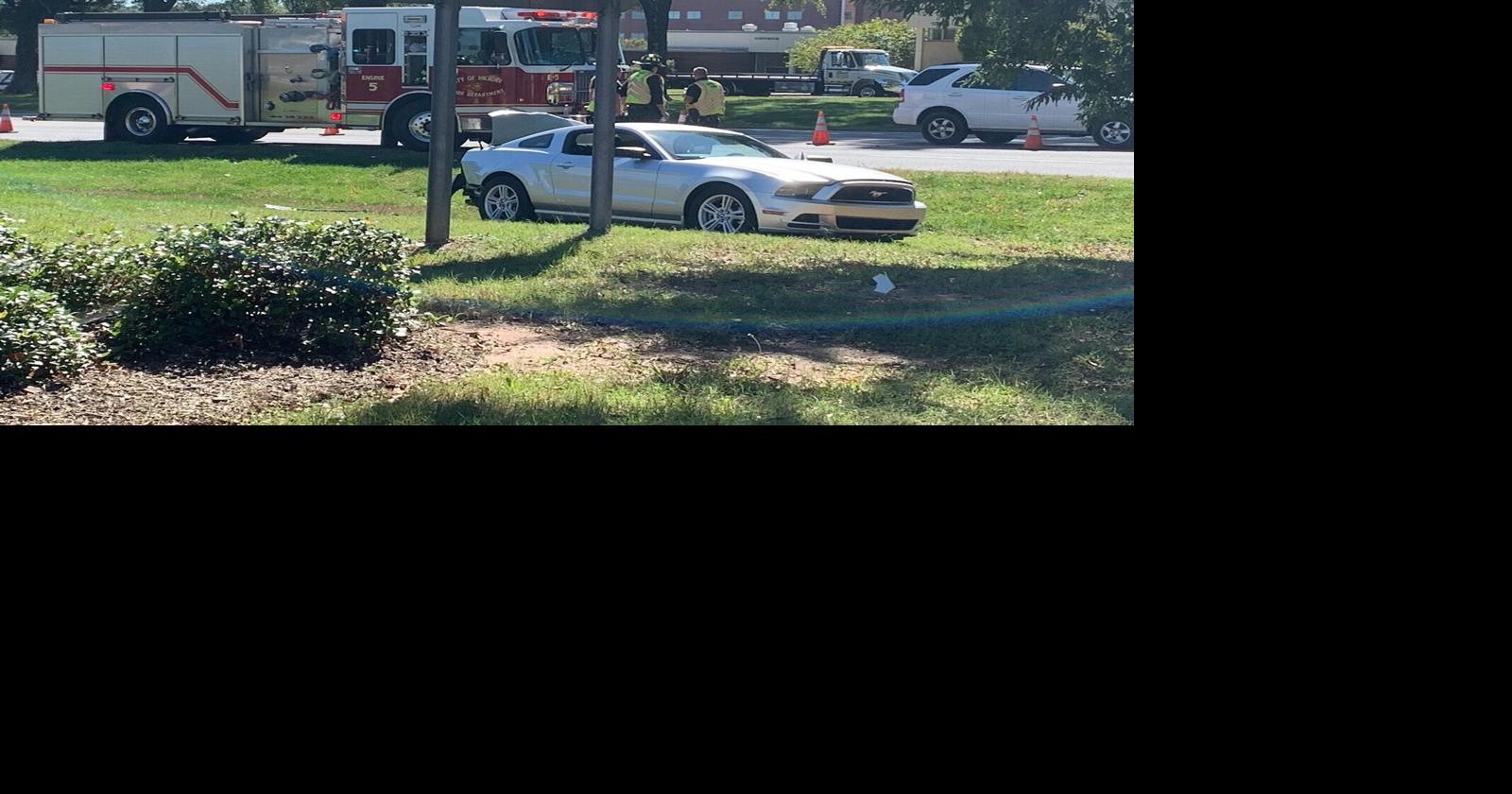 2vehicle crash slows traffic near Catawba Valley Community College